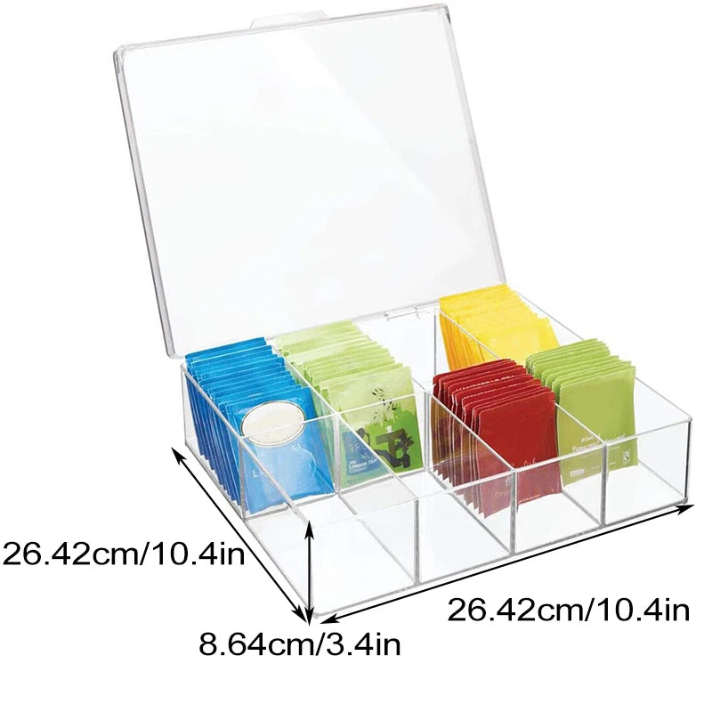 boîte rangement transparente moderne compartiments cartons colorés papeterie organisation efficace empilable sécurisée couvercle protection