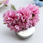 bouquets fleurs artificielles marguerites chrysanthèmes scrapbooking mariage décoration festive