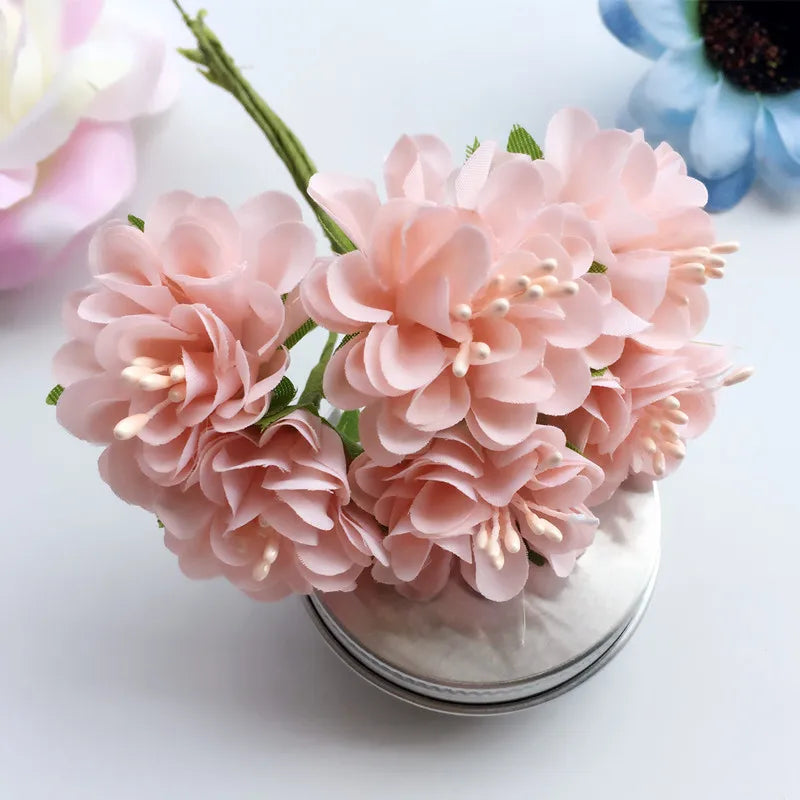 bouquets fleurs artificielles marguerites chrysanthèmes scrapbooking mariage décoration festive