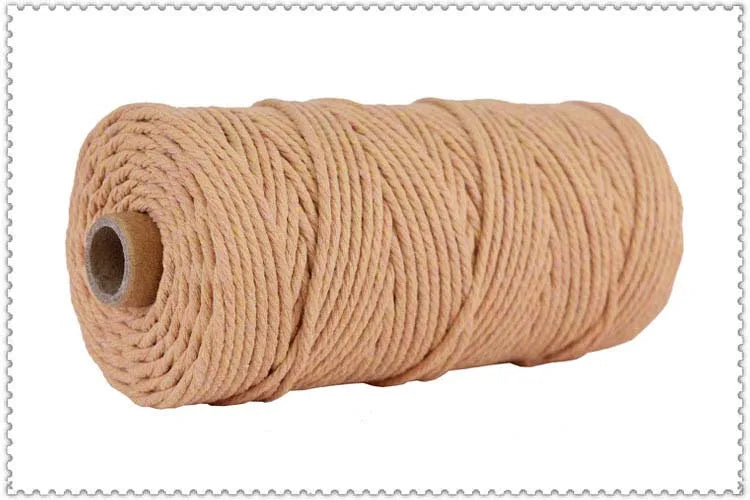 corde macramé coton vert clair mm décoration artisanale bricolage fait main
