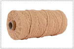 corde macramé coton torsadé mm décoration artisanale rustique fait main textile maison