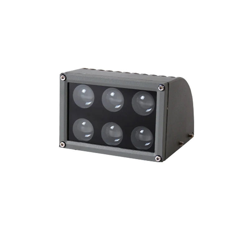 projecteur led extérieur gris aluminium ip67 moderne puissant mur câble noir fixe