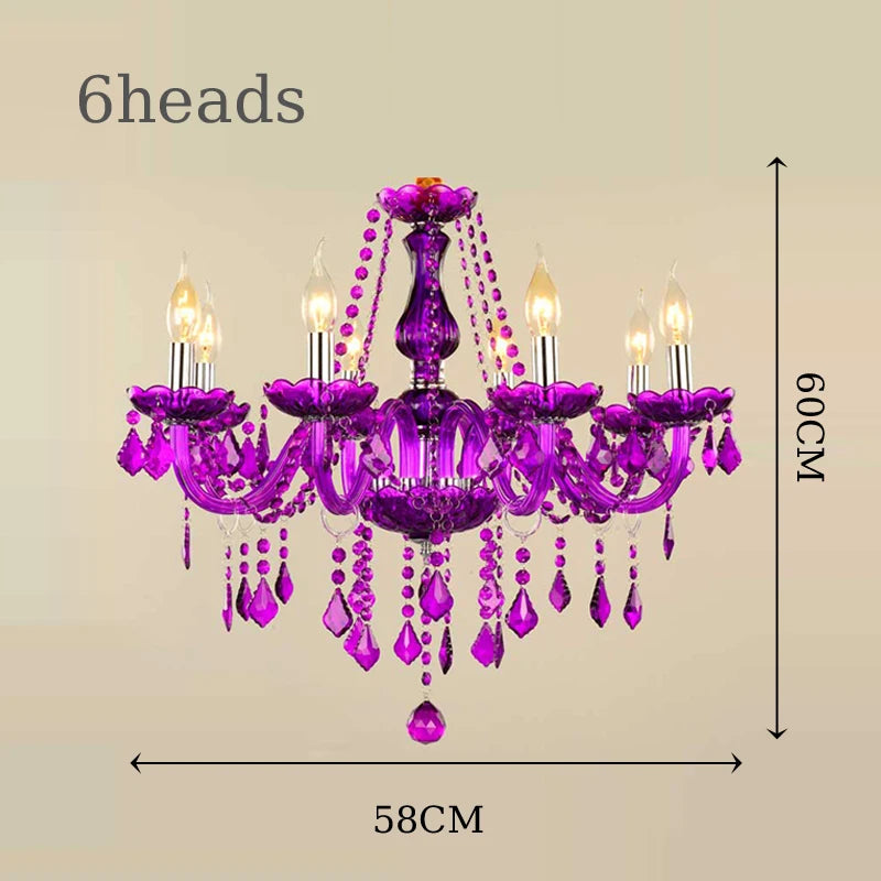 lustre vert olive cristal pendeloques goutte classique 58x60cm suspension chambre salon