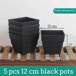 Pots succulentes blancs moderne rainures verticales drainage aération 10cm 12cm 15cm