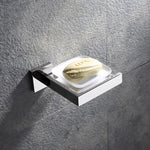 porte serviettes chrome moderne porte savon porte telephone ensemble salle bain vis fixations métal