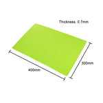 tapis cuisine silicone moderne vert bleu rouge orange marron uni durable respectueux environnement