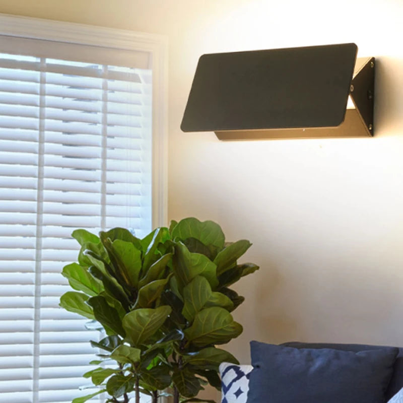 Applique murale LED blanche pour salon et chambre