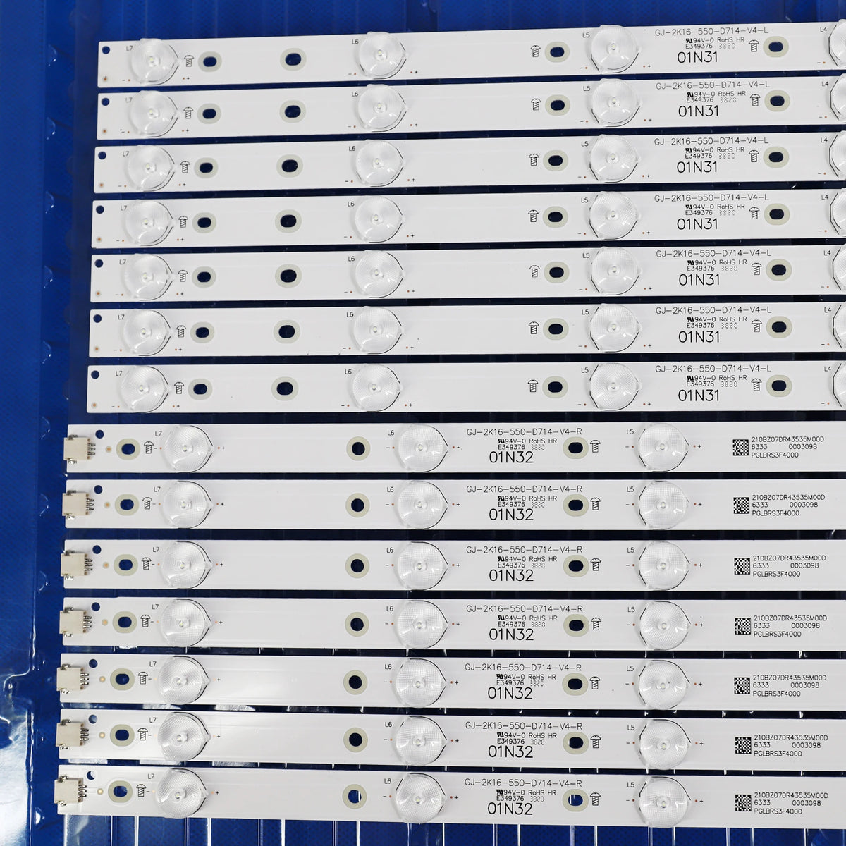 bandes rétroéclairage led lumières blanc rondelles points modernes nouvelle