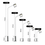 lampe rue miniature gris métallisé moderne 3v batterie incluse éclairage urbain modélisme warm lighting