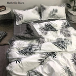 Ensemble complet parure de lit avec housse, drap et taies d'oreiller