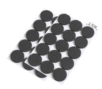 protecteurs meubles adhésifs mousse eva noir tissu petits points pratique utilitaire 12pcs rond 30pcs