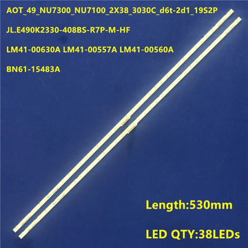 ruban led blanc moderne 38 leds 530mm longueur 3w abs industrielle