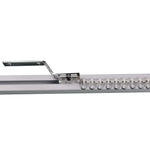 rail rideau motorisé wifi commande vocale domotique blanc moderne programmation horaire support