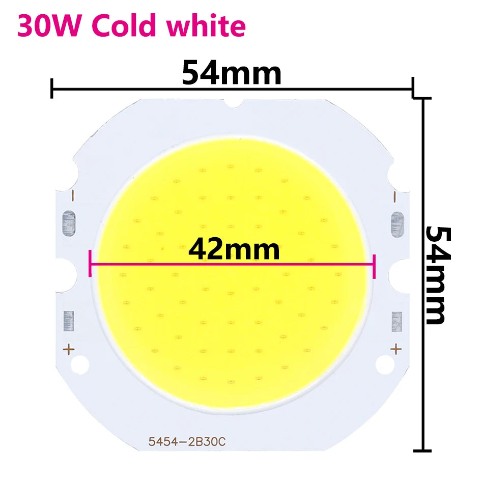 ampoule led cob 30w dc90 96v lumiere froide lumiere chaude 2500lm industrielle fixations
