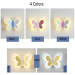 Détail du papillon en fer avec LED