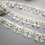 ruban dentelle nœuds mariage patchwork décoration costumes classique coton polyester 4.5cm couleurs transparente élégant