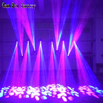 projecteur led 60w couleurs gobo effet arc ciel dmx moderne disco scène dj