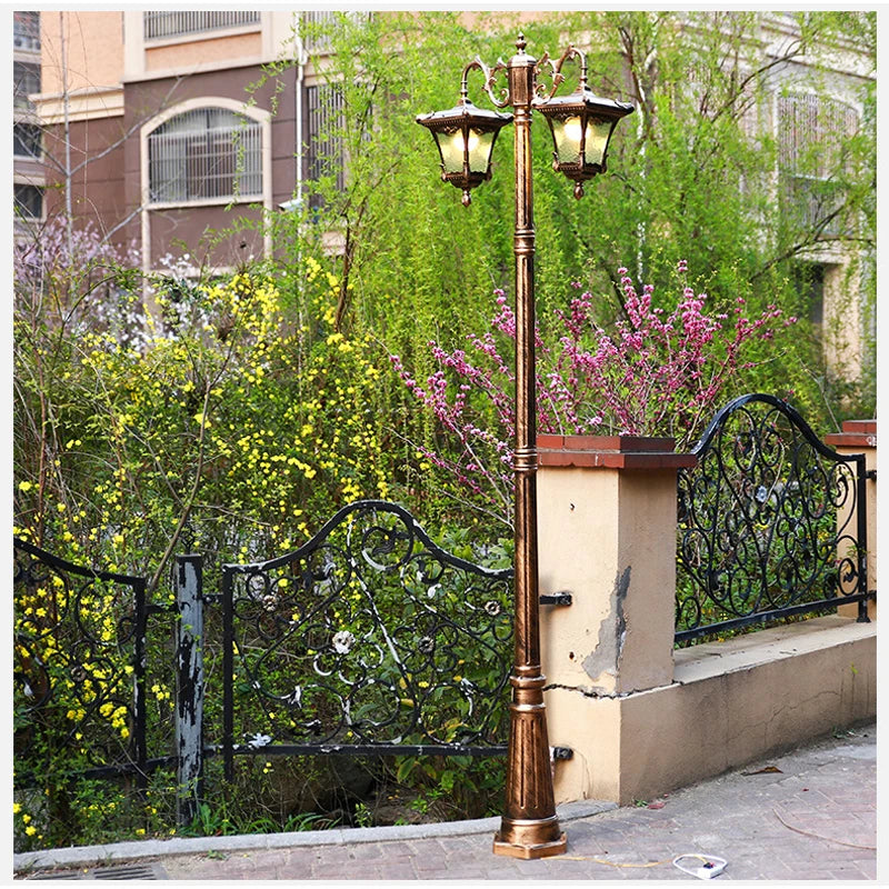 lampe rue industrielle ip65 led noir bronze vintage extérieure moderne étanche