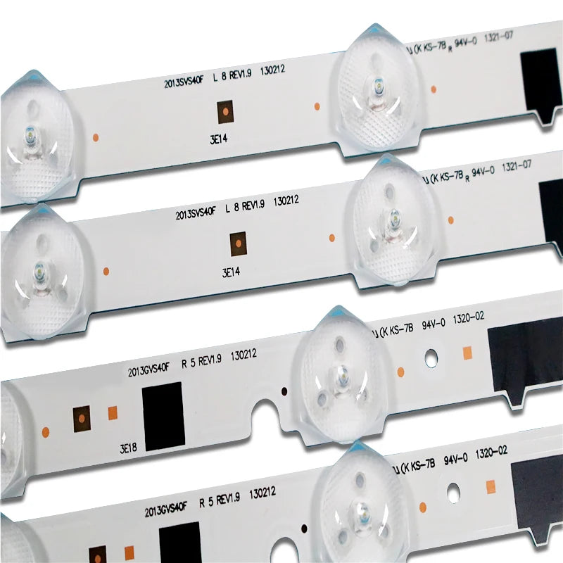 bande led blanc moderne 832mm connecteurs transparents 15 led