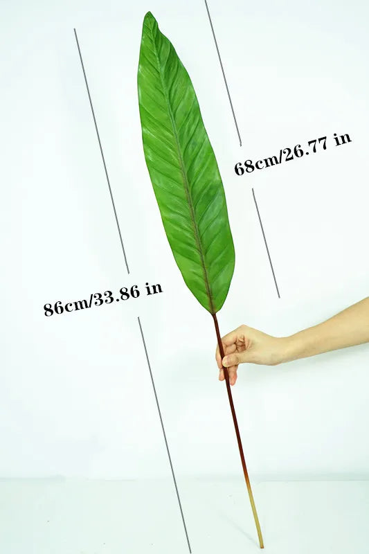 feuilles artificielles vertes plante tropicale branche monstera décoration intérieure décoration extérieure moderne feuilles différentes