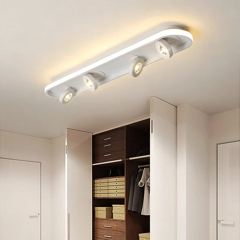 applique murale led moderne blanc noir lisse mat minimaliste
