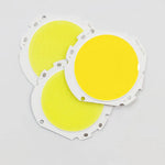 ampoule led chip blanc jaune grille points 76mm 60mm circulaire 50w 6500k 3000k