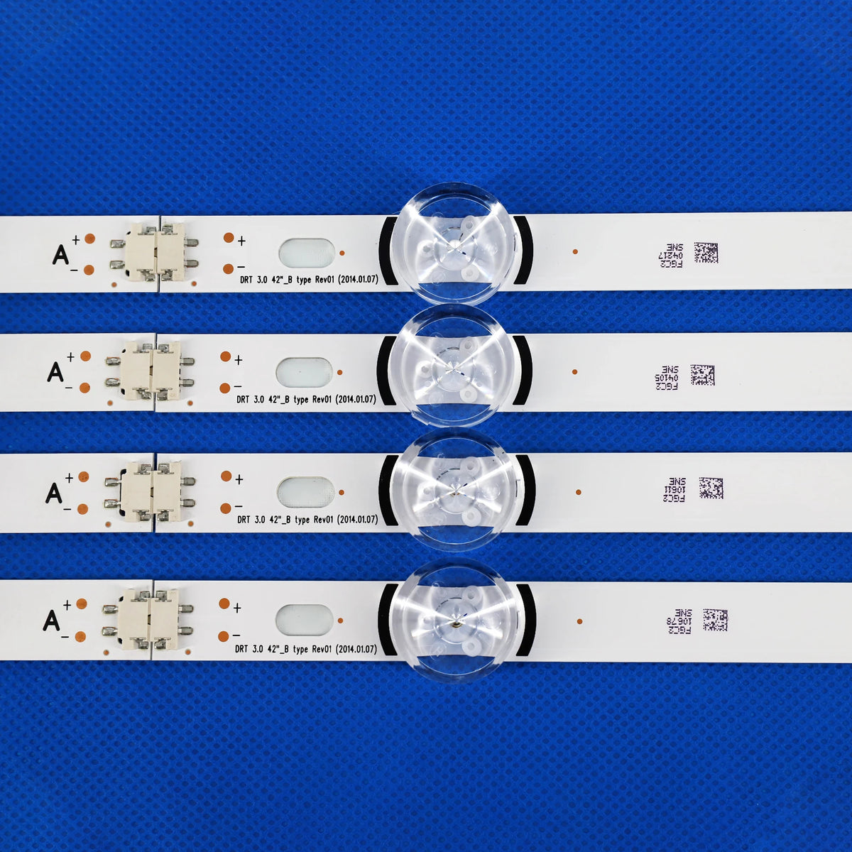 bande lumineuse led blanc adhésif 42 pouces pièces 400 mm connecteurs électriques nouveaux