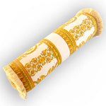 coussin cylindrique anti décubitus mousse pu velours polyester coton imprimé baroque doré classique adultes