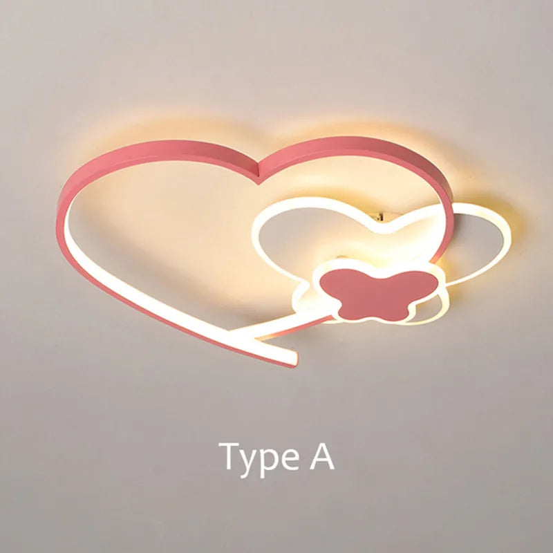 lampe rose nuage moderne enfantine blanc fixe flux2492000 toucher interrupteur