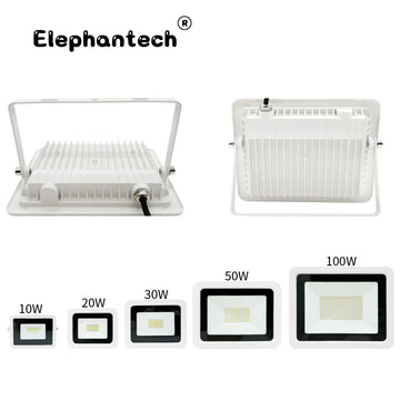 projecteur led moderne blanc ip68 extérieur cold white warm white certification ul cqc vde