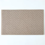 tapis bain coton gris blanc bleu olive bordure brodée absorption rapide antidérapant machine laver