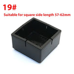 pieds chaise silicone antidérapants protection sol moderne noirs rond carré