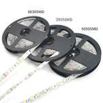 ruban led smd 12v blanc noir flexible décoration intérieur cuisine salon maison lumière moderne