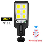 lampe solaire led noire moderne télécommande détecteur mouvement ip65 étanche