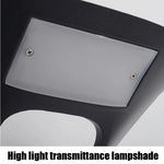 applique murale moderne aluminium noir éclairage led entrée chambre salle bain étanche fixée mur