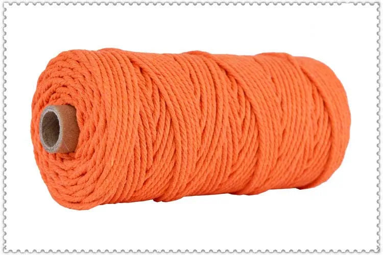 corde macramé coton vert clair mm décoration artisanale bricolage fait main