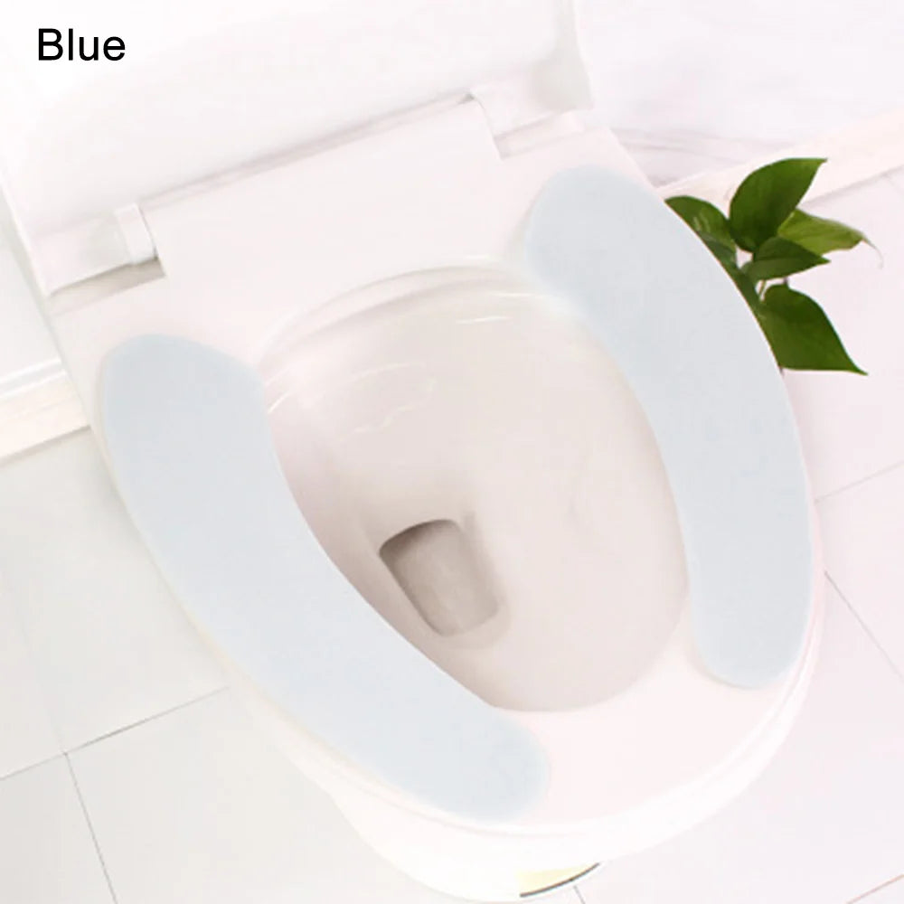 coussin toilette adhésif doux rose violet bleu vert imprimé animaux moderne respectueux environnement