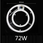anneau lumineux led blanc moderne 12w 18w 24w 36w 48w vis connecteur électrique