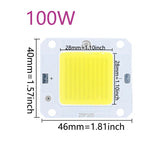 puce led cob haute puissance blanc chaud projecteur ampoule diy électronique composants électronique