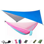 hamac camping moustiquaire auvent portable randonnée voyage survie extérieur vert