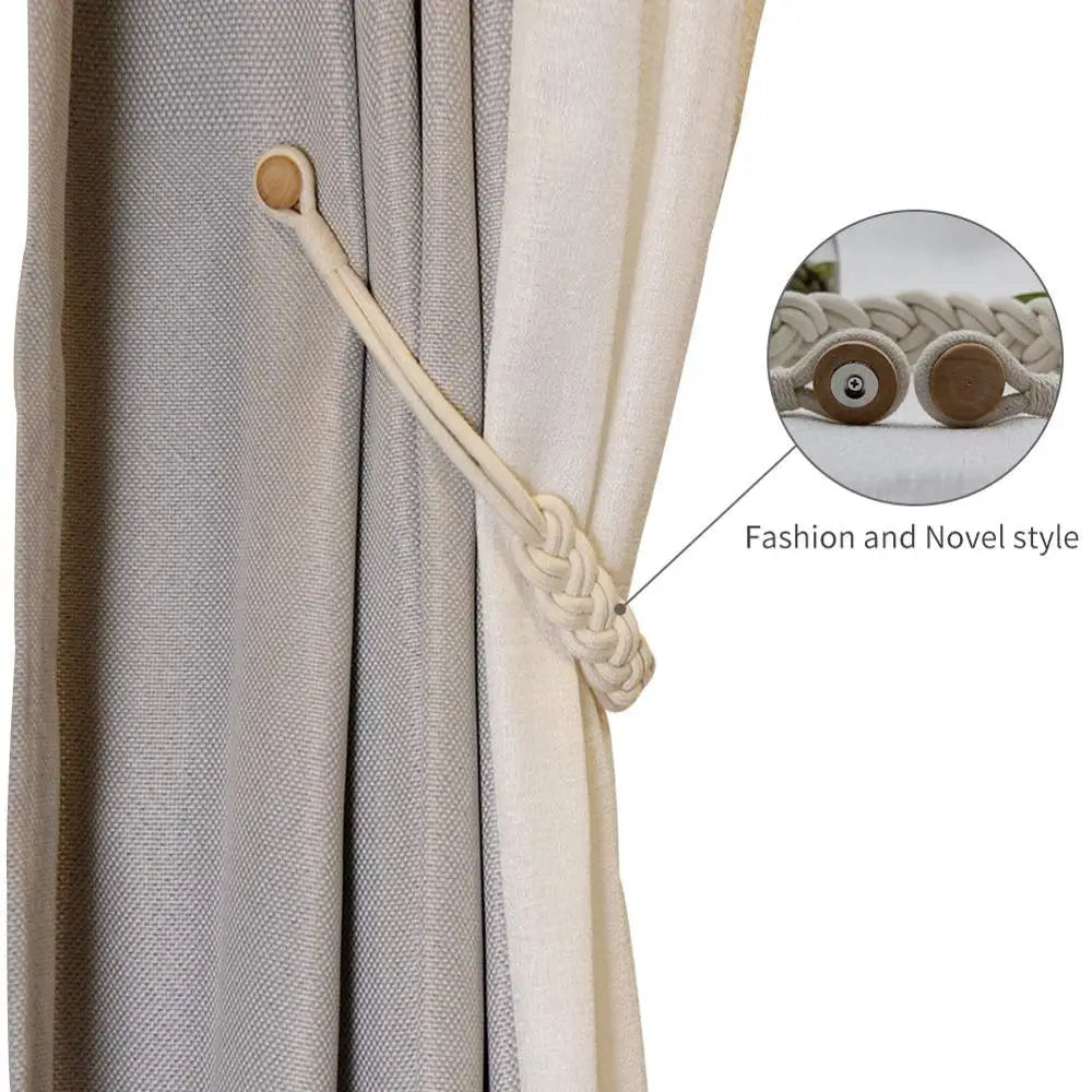 bracelet tressé blanc moderne boucle métal fixe unique accessoire mode 50cm