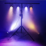 projecteur led noir moderne canaux rgbw 4in1 7x12w dmx scène dj