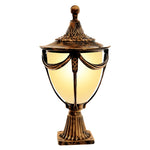 lampe sol or vintage abat jour noir texture métallique motifs floraux ip65 led