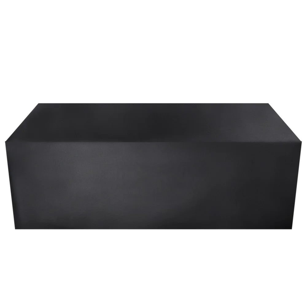 couverture meuble imperméable noire moderne cordons serrage taille 120x120x74CM