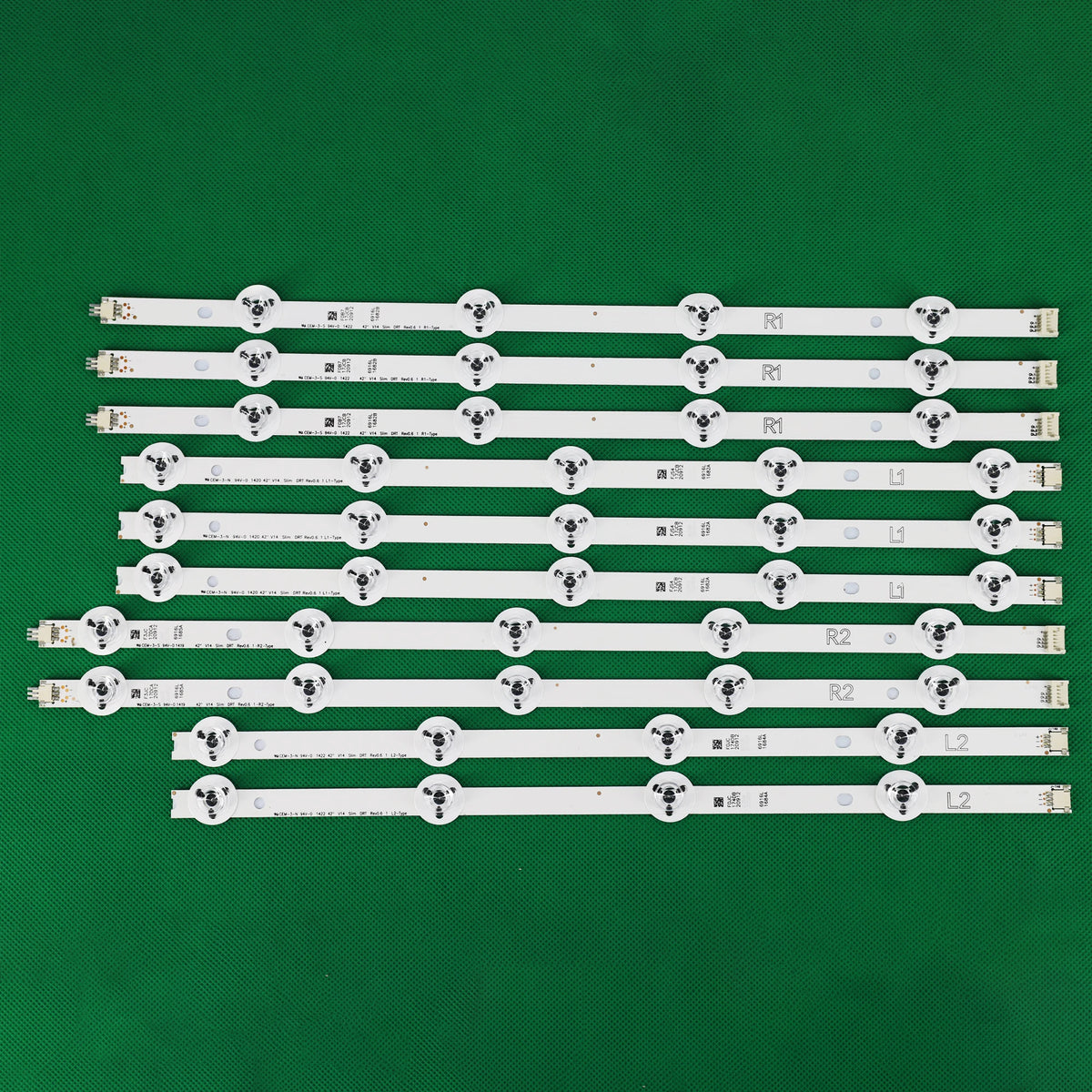 bandes rétroéclairage led blanc téléviseur moderne connecteurs aluminium 42 pouces