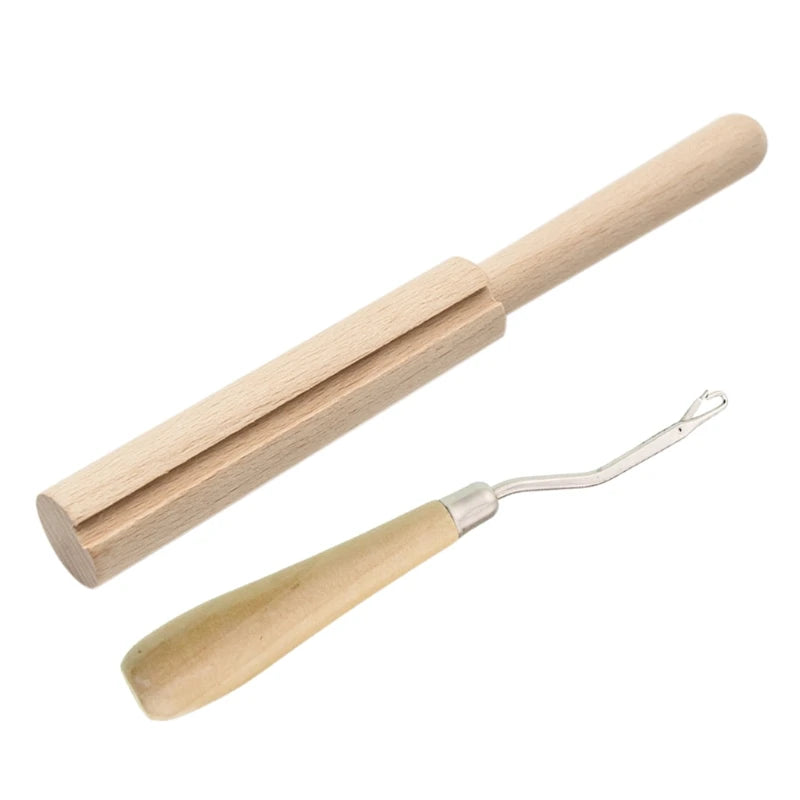 outils tapisserie bois naturel rose clair laine tissu ciseaux artisanat traditionnel nouvelle année chinoise