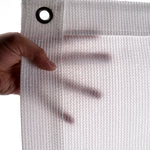 Voile d'ombrage balcon HDPE blanc