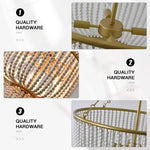 lampe suspendue or blanches classique chaînes ampoules e14