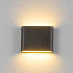 lampes murales modernes noir blanc ip65 led 12w 6w minimalisteextérieurintérieur