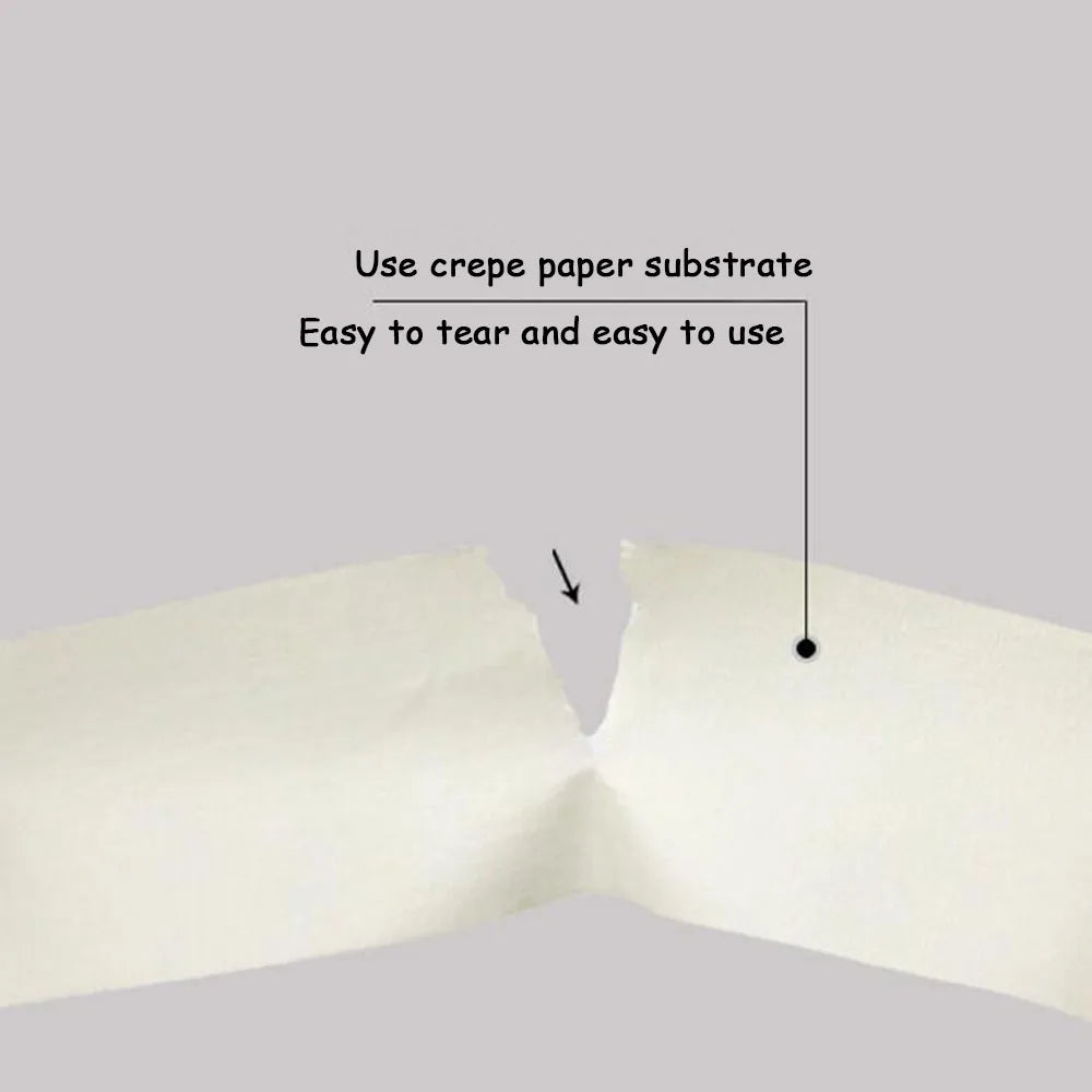 ruban adhésif masquage blanc papier crépon adhésif simple face pratique peinture dessin 6mm 10mm